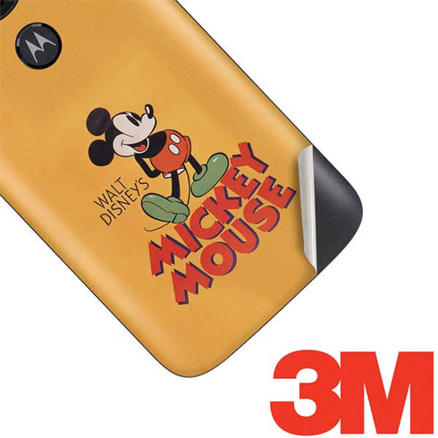 Disney Mickey Mouse Walt Disney Classic Character Moto E5 Play Skin